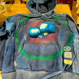 Unique designer men’s hoodie - Advisory Boards Crystals (size XL)